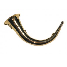Горн Elles охотничий изогнутый круглый 45см латунь