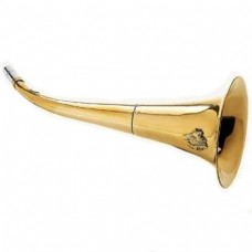 Горн Elles охотничий круглый 40см латунь
