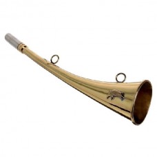 Горн Elles охотничий плоский 31см латунь