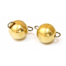 Груз Crazy Fish чебурашка вольфрам 4гр золото уп.3шт