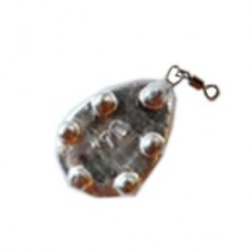 Груз Пох Капля плоская с шипами ухо120гр