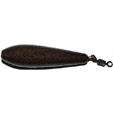 Груз Пох карповый Бомба 84гр коричневый и черный ил