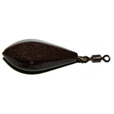 Груз Пох карповый Кегля 120гр коричневый и черный ил