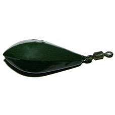 Груз Пох карповый Кегля 80гр темно-зеленый