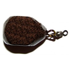 Груз Пох карповый Куб 120гр коричневый и черный ил