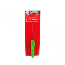 Игла для бойлов Nautilus Gated boilie needle fluo green
