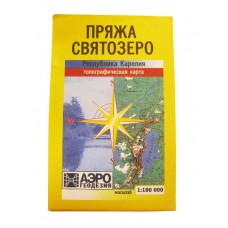 Карта Карелия Пряжа