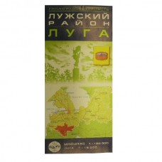 Карта Лужский район