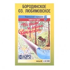 Карта по лесам и озерам Карельского №5