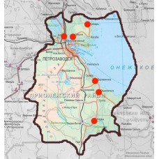 Карта Прионежский район