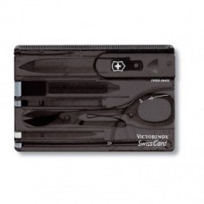 Карта Victorinox SwissCard Onyx Швейцарская с инструментами черн.