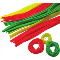 Кембрик Три Кита d 0,8х1,5 флуоресцентный красный 1м 1/10