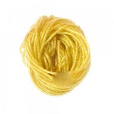 Кембрик Три Кита d 2,0х3,0 золото с блестками 1м 1/10