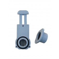 Клапан Badger сливной с задвижкой серый 22-28мм