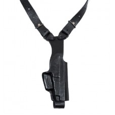 Кобура Хольстер ПМ модель V1 вертикальная кожа плечевая черная