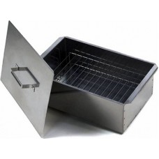 Коптильня Метиз КП21 420x270x175x0,8мм черная