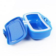 Коробочка Волжанка для хранения живой наживки с креплением на пояс 155х110х66мм