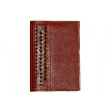 Корочка Хольстер для паспорта с плетением кожа