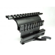 Кронштейн Leapers боковой с двумя планками Weaver на Тигр Сайгу Вепрь