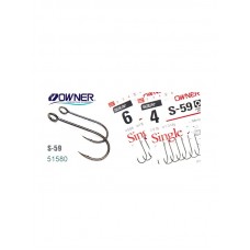 Крючки Owner одинарные 51580 S-59 №4