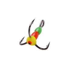 Крючок Salmo тройник для приманок LJ scandi с каплей цв 14/GRY