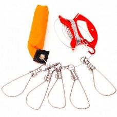 Кукан оцинкованный 5 карабинов