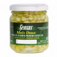 Кукуруза Sensas Soft sweetcorn halibut 0,212л стекло