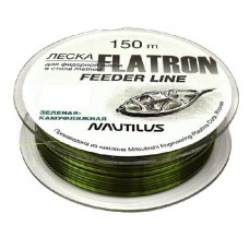 Леска Nautilus Flatron feeder 150м 0,18мм 2,1кг camo green