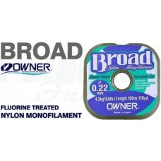 Леска Owner Broad green 100м 0,22мм
