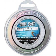 Леска Savage Gear Soft Fluoro Carbon 0.39мм 35м 21lb 9,4кг