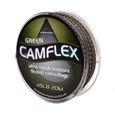 Лидкор  Gardner Camflex leadfree camo green fleck 20м 45lb