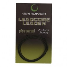 Лидкор Gardner Plummet leadcore leaders 61см green
