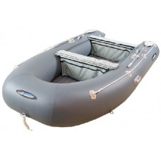 Лодка Gladiator E330 LT надувная серая