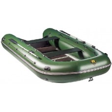 Лодка Мастер лодок Ривьера 3800 СК зеленая