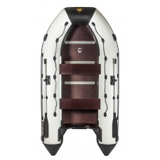 Лодка Мастер лодок Ривьера Компакт 3600 СК комби черно-серая
