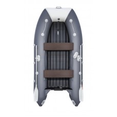 Лодка Мастер лодок Таймень 3400 НДНД графит светло-серый