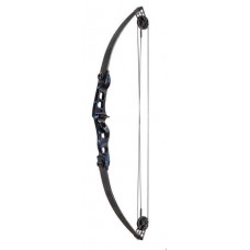 Лук блочный детский сапфир 13 кг (полочка, прицел, крага, 3 стрелы)