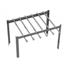 Мангал Кедр 2 стойки 6 шампуров