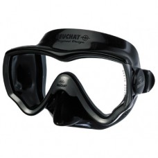 Маска Beuchat Primo X1 темный силикон черная