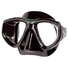 Маска Seac Sub One S/BL nero verde черная с зелеными вставками