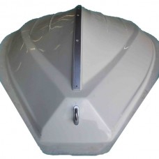 Металлическая защита штевня для лодки РИБ 390