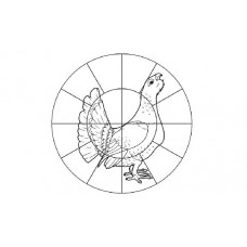 Мишень Глухарь 16-дольная