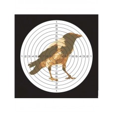 Мишень Ворона 140х140мм цветная картон