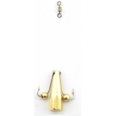 Мормышка БАЛДА латун.шарик латун.№4