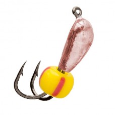Мормышка Lumicom Капля с ушком коза вольф 2,5мм Cu 1/10