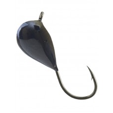 Мормышка вольф. Капля с ушком обмазка d 3.2мм BL 1/10