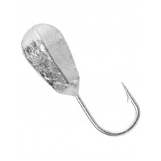 Мормышка вольф. Пирамида граненая отв. d 3.0 Ag 1/10