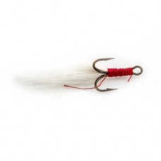 Муха Пох VMC тройник коза белая