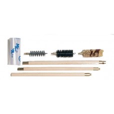 Набор для чистки 12к деревыянный шомпол 3 ерша пакет