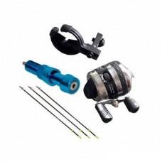 Набор для рыбной ловли Topoint катушка, линь, полочка, крепеж, 3 гарпуна